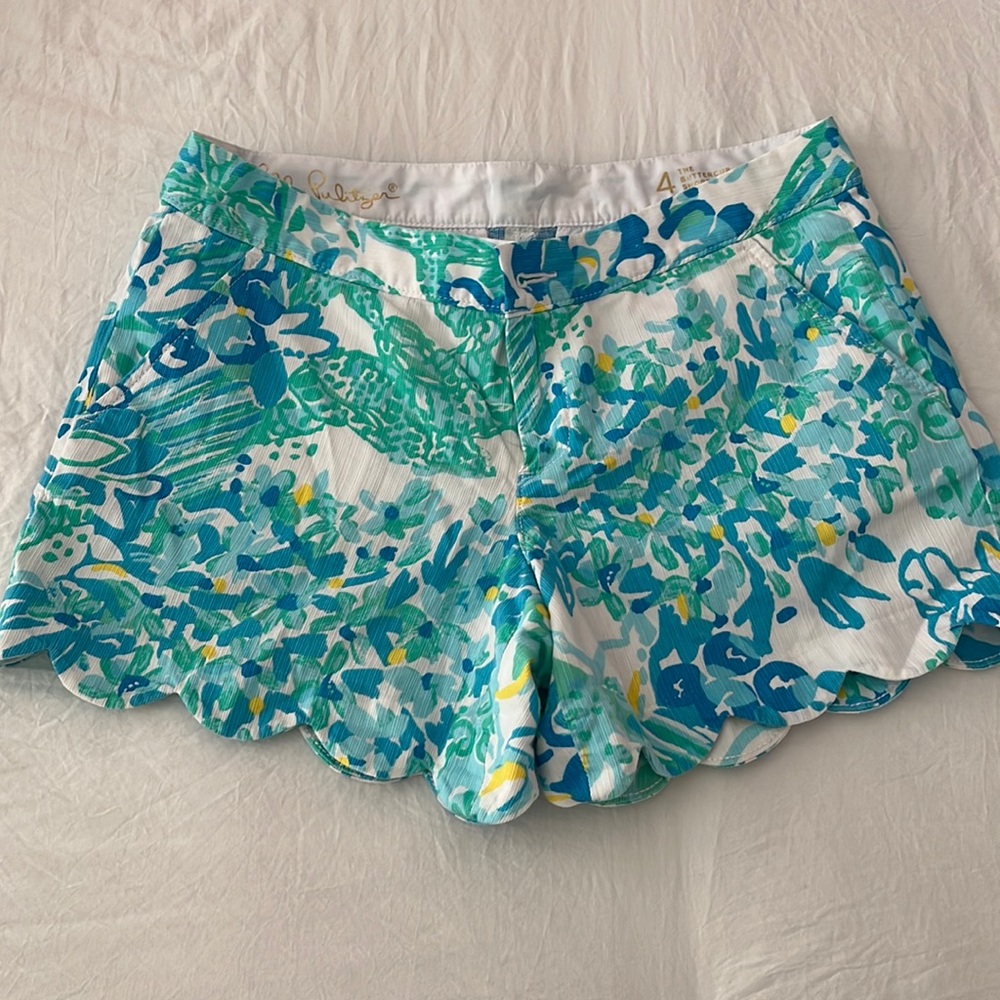 Lilly Pulitzer “ In A Pinch” Buttercup Short sz 4